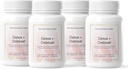 Nourished Natural Detox + Debloat - Milk Thistle & Dandelion Root Vegan Ergänzung für Frauen - Bloating Relief & Digestion Support - 240 Kapseln
