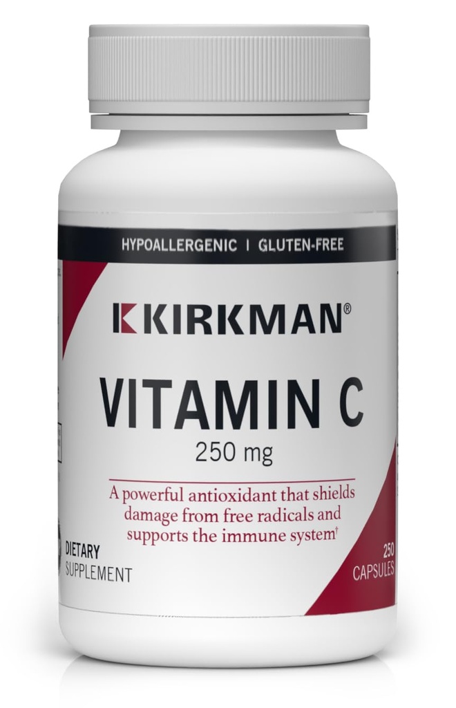 Kirkman – Vitamin C 250 mg - Hypo - 250 Kapseln