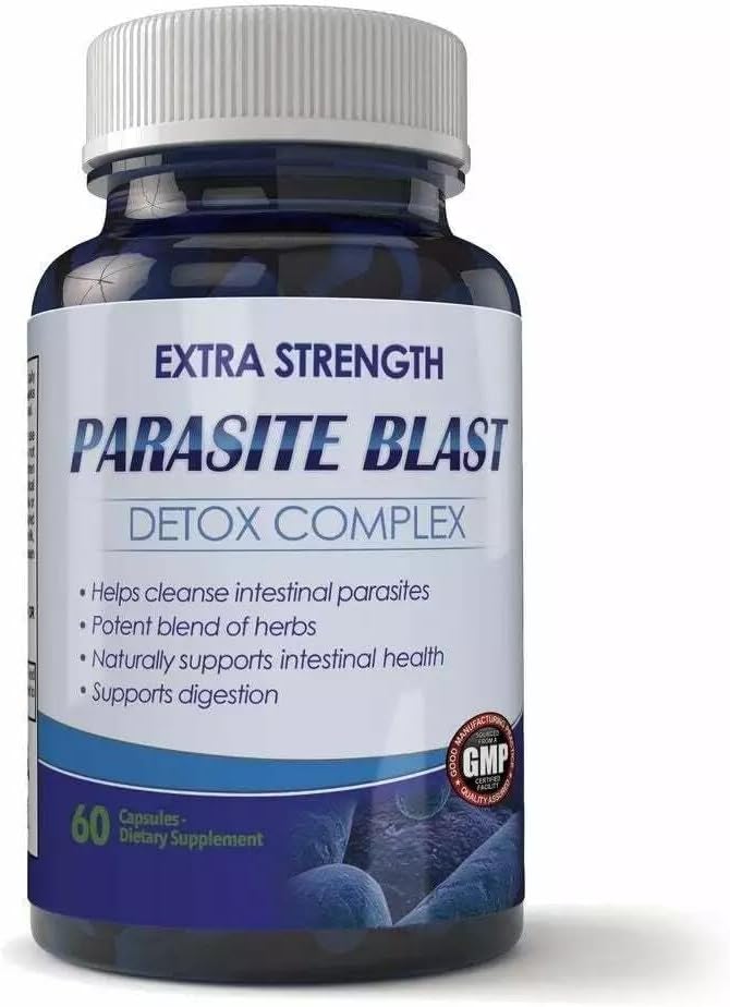 Parasite-Blast Cleanse Detox: 60 Kapseln für schnelle Körper-Boost und Gesundheit Entgiftung,Natural Cleanse