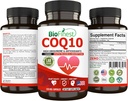 BioFinest CoQ10 Coenzym Q10 100mg Supplement - Schnelle Freisetzung Schnelle Absorption - Immune Heart Energy Antioxidant (120caps)