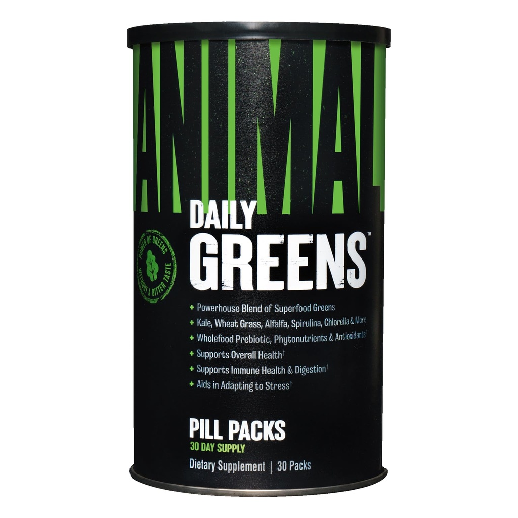 Animal Nitro 44 Packs Essential Amino Acids und BCAA Greens 30 Count Chlorophyll Antioxidant Immununterstützung