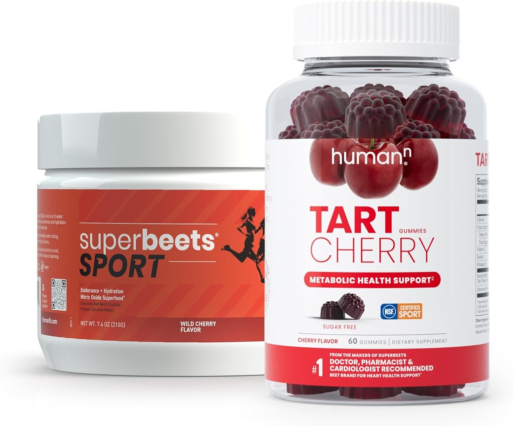 Humann SuperBeets Sport & Tart Cherry Gummis