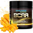 Weltweit Ernährung BCAA Pulver - verzweigte Kette Aminosäuren - Pre Intra Post Workout Supplement für Männer und Frauen - Natürliche Elektrolyte Pulver für BCAA Energy - Mango Colada - 30 Portionen
