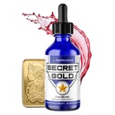 FWS Colloïdal Gold Liquid Drops, Ascension Méditation Spirituelle Aide Cerveau Boost, Améliorer la sensibilisation Clarity Dreams Intuition, Fait à partir de 99.99% Or suisse pur, 100 ppm, Rouge rubis, Real 24K