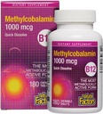 Natürliche Faktoren, Vitamin B12 Methylcobalamin 1.000 mcg, Bietet die Metabolisch aktive Form von B12, schnelle Lösung Tabletten