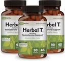 DailyNutra Herbal T Men’s Health Formula Supplement for Endurance, Vitality, & Healthy Aging - mit KSM-66 Ashwagandha, Tongkat Ali, Tribulus, Eleuthero, & Horny Goat Weed (3-Pack)