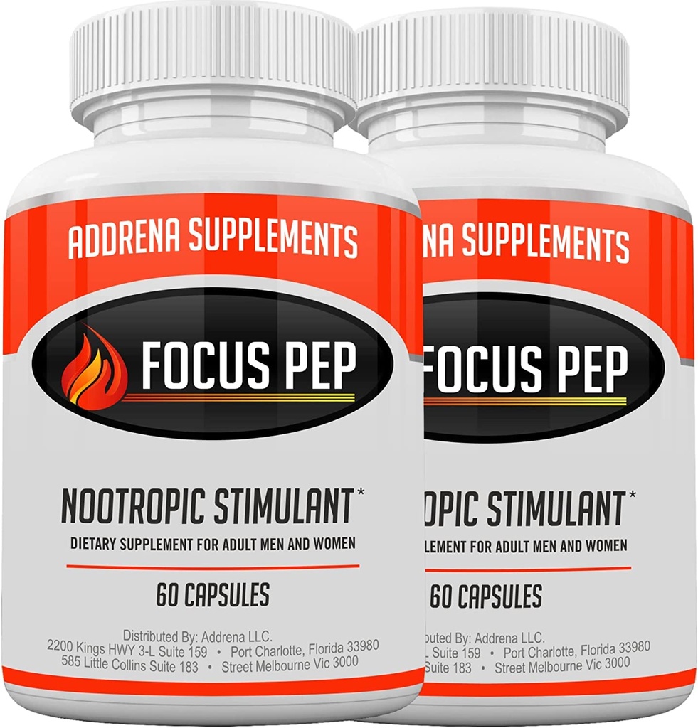 2 Pack- Over The Counter Stimulants to Speed Up Naturally: Etude Alternative et Meilleurs Suppléments d'énergie pour Nootropic Cerveau Boosting, 120 Pills
