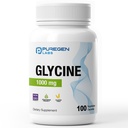 Puregen Labs Glycine 1000mg [High Potency] 100 Vegetarische Kapseln, fördert gesunden Schlaf | Keine schädlichen Zusatzstoffe | Non-GMO, NO Gluten und Dairy | Made in USA - 100 Portionen