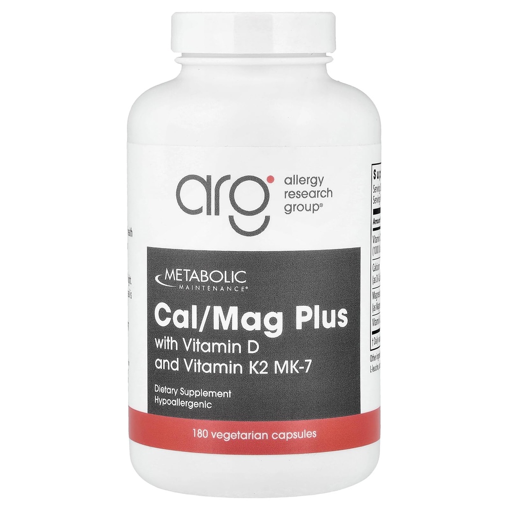 Metabolische Wartung - Cal/Mag Plus w/Vitamin D & K2 180 Kappen