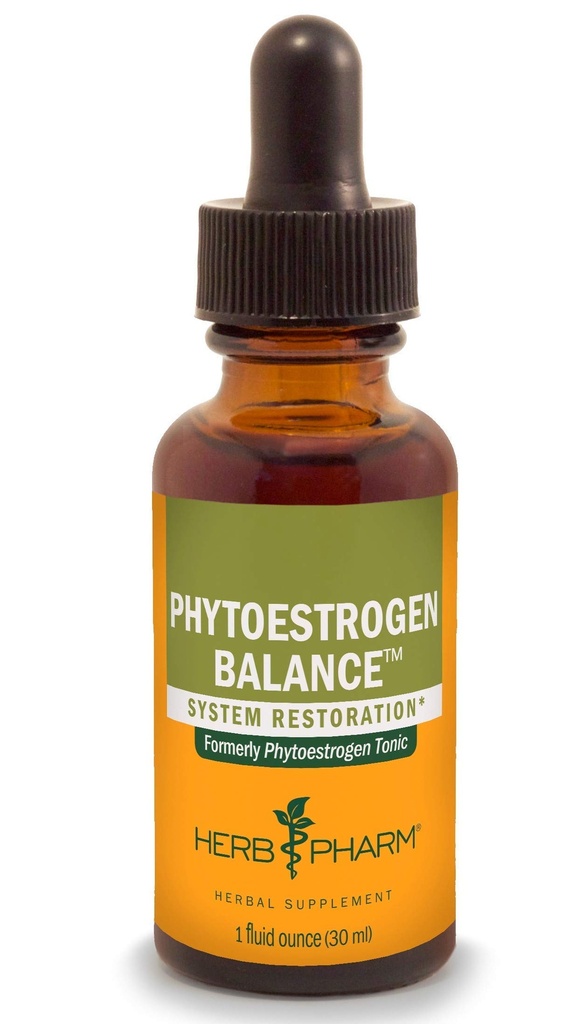 Herb Pharm Phytoestrogen Balance Formule à base de plantes liquides pour le soutien du système reproducteur féminin - 1 Once
