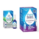 TheraTears SteriLid Eyelid Cleanser und Dry Eye Therapy Lubricant Eye Drops Bundle, 2 fl oz und 30 Vials