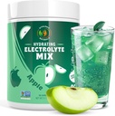 Elektrolyt-Pulver – Zero Sugar Crisp Apple Hydration Mix | 90 Servierungen | Keto, Vegan, Gluten-Free | Natürliche Elektrolyte für Muskel-Recovery, Energy & Cramp Support | für Frauen, Läufer, Sportler