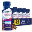 S'assurer que le chocolat au lait est complet Nutrition Shake, complet, repas équilibré, prêt à boire, 30g de protéines, 25 vitamines et minéraux, 10 fl oz—24 Pack