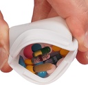 Home-X Small Pill Pouch – Squeeze-Open Pill Pouch für Medizin, Earbuds, Mints & Small Essentials – Portable Travel Pill Pouch mit Easy Open & Secure Closure – Compact Pill Pouch für Geld und Tasche