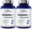 1MD Nutrition CurcuminMD Plus - Kurkuma mit Boswellia Serrata - 285x Mehr absorbierbar | Gelenkschwierigkeit, Muskelrückgewinnung und Mood Unterstützung | 120 Kapseln (2-Pack)