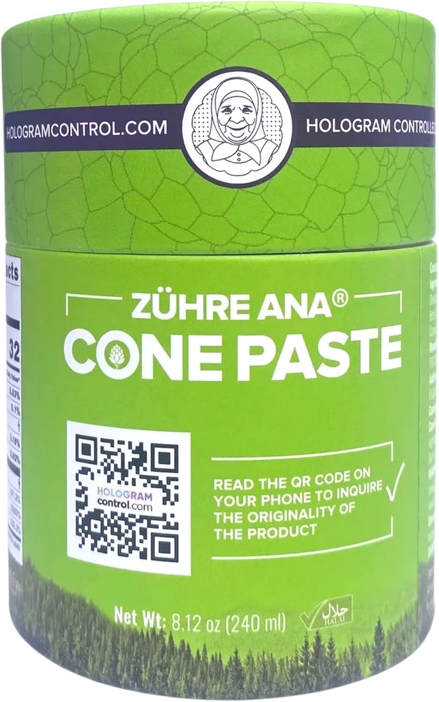 Pâte de cône de pin - Alpha Pinen aide avec l'insuffisance respiratoire, les symptômes de la toux, le soutien immunitaire et l'énergie améliorée (8 oz) 8.0 Fl Oz