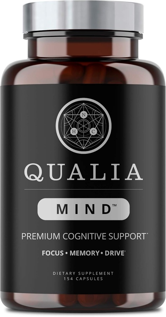 NEUROHACKER COLLECTIVE Qualia Mind Nootropics 154 ct | Top Brain Ergänzung für Gedächtnis, Fokus, Mental Energy