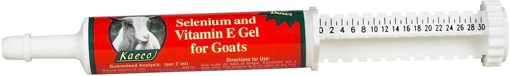 Selen & Vitamin E Gel für Ziegen, 80 mL Tube