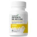 Haare, Nägel & Hautpflege mit – Saw Palmetto, Biotin, Amla - 60 Non-GMO, Glutenfrei, Veggie Kapseln für Männer und Frauen