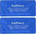 LotFancy Ice Pack pour blessures, paquet de 2, FSA HSA Admissibles, pack chaud à froid réutilisable pour la thérapie, le refroidissement ou le chauffage Pad pour les premiers soins, dos épaule cou tête soulagement de la douleur, 11 x 5 pouces