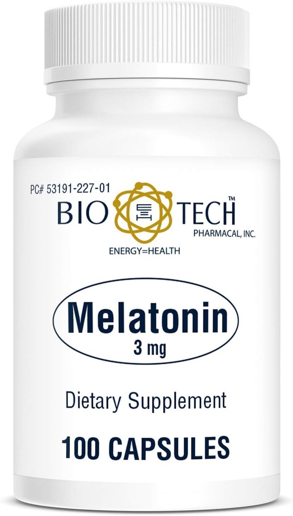 Bio-Tech Pharmacal Melatonin (3mg, 100 Kapseln)