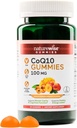 NatureWise CoQ10 Gummies 100mg - Peach Mango Flavor - Ergänzung für Herz-Gesundheit & Antioxidante Aktivität - Pectin-Based, Vegan, Soy und Glutenfrei, Non-GMO - 60 Count[1-Month Supply]