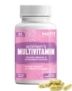 Frauen Multivitamin – Komplettes Multivitamin für Frauen 50+ mit essentiellen Vitaminen A, B, C, D, E, Calcium & Iron – Unterstützt Energie, Stimmung, Haar, Haut, Nägel & Gesamtgesundheit – 60 Kapseln