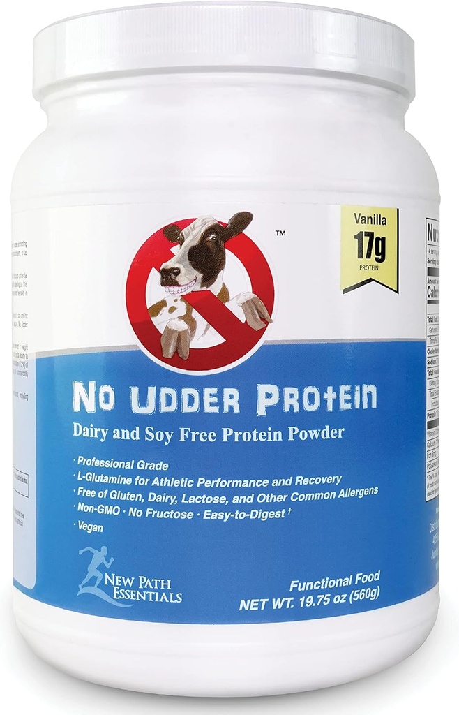 Kein Udder Protein Dairy Free Vegan Soy Free Protein Powder, Vanilla Delight