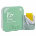 DISO - Vitamine B12 - Bandes orales à dissolution rapide, pour la fatigue et la fatigue, Arôme à la menthe orange, Vegan, sans sucre, Absorption maximale, sans gluten, emballés individuellement, 30 bandes dissolvables