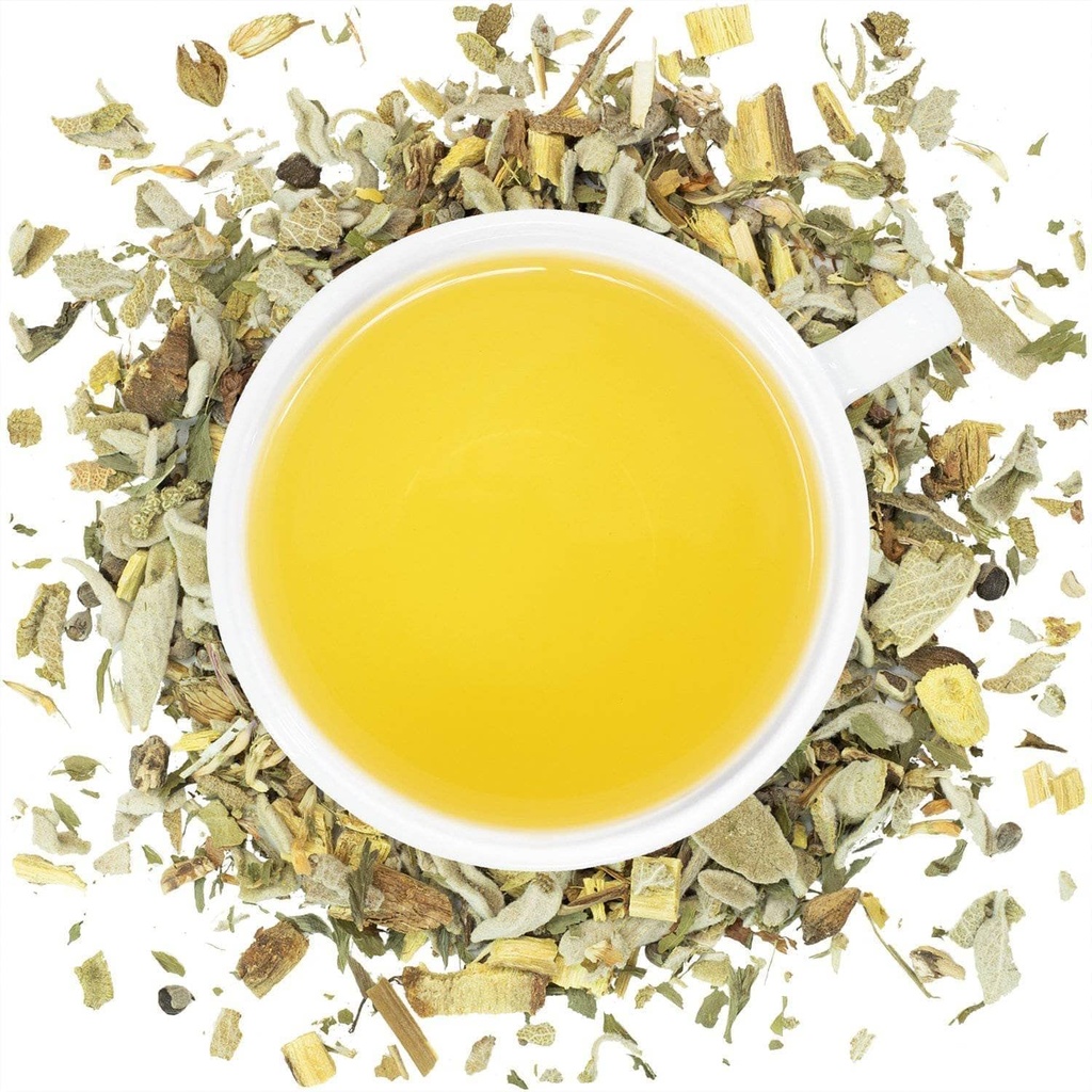 Bio Menopause Relief Loose Blatt Tee - 2oz Tasche (ca. 30 Servierungen) | Full Leaf Tea Co.