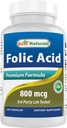 Best Naturals Folsäure 800 mcg 240 Kapseln