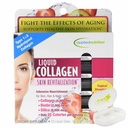 Liquid Collagen Skin Revitalization Nahrungsergänzungsmittel 10 Flüssigkeitsröhren mit Pille Case