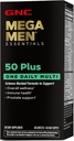 GNC Mega Men One Daily 50 Plus Multivitamin, Science-Backed Formel für Gesamt-Wellness, Prostata und Kreislaufunterstützung und Immun-Gesundheit, 60 Zähler