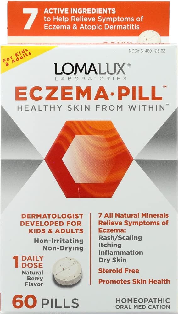 Loma Lux Laboratoires Supplément homéopathique, Eczéma, 60 Compte (3 Pack)