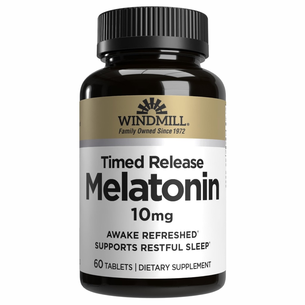 Windmühle Melatonin Tabs, 10 mg, T/R Wmill 60