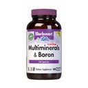 Bluebonnet Multi Minerals Supplement Plus Boron Chelat Magnesium Kalium Kupfer Selen-Mangan-Chrom- & Zink-Komplex für Damen und Herren - No Iron, Non-GMO, Gluten-Free - 180 Gemüse Kapseln