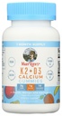 Mary Ruth's Vitamine K2 & D3 + Gommies de calcium, 30 Ct