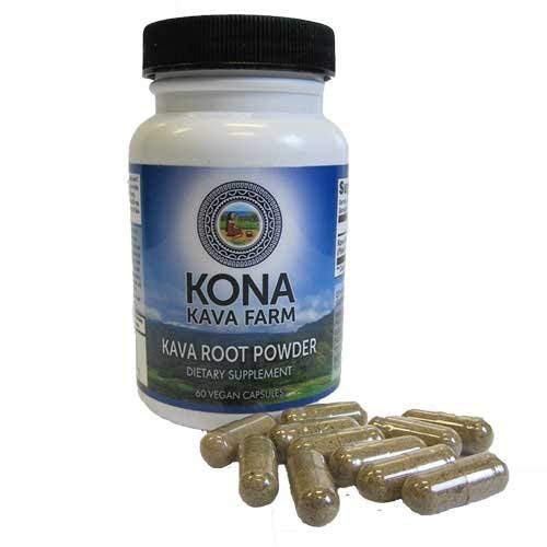 Kava Root Nur Premium Kapseln | Kava Root Extrakt Pulver Kapseln 10% Kavalacton | Kava Root Ergänzung zur Entspannung (60 Kapseln)