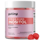 Myo-Inositol et D-Chiro Inositol Gummies, vitamine B6 B12 et folate pour les femmes, végétalien, sans sucre, saveur de fraise, 60 comte