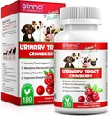 Cranberry für Hunde - 180 Cranberry Ergänzung Tisch für Hunde unterstützt Blasen Infektion, Hunde Inkontinenz-Unterstützung, Blasenstein und Hund UTI, Pet Supplement behandelt Tabletten für alle Rassen Hunde & Alter