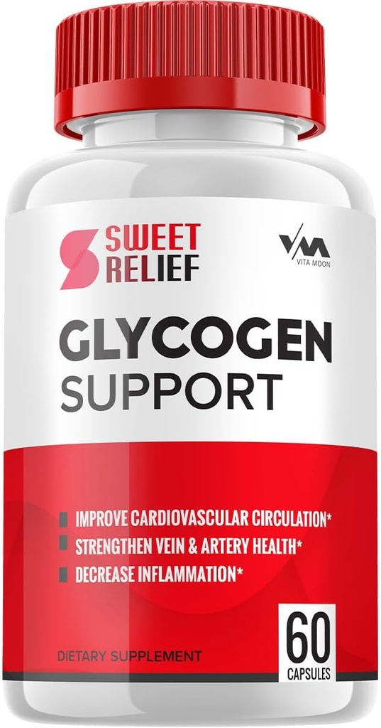 (1 Pack) SweetRelief Glycogen – Sweet Relief Capsule Cleaner, SweetRelief Pills, Advanced Formula for Overall Wellness, Sweet Relief Glycogen Bewertungen, 60 Kapseln