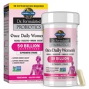 Jardin de la vie Une fois par jour Dr. Formulé Probiotiques pour les femmes 50 Million CFU 16 Probiotiques souches avec des prébiotiques organiques pour la santé digestive, vaginale et immunitaire, sans lait, plateau stable 30 capsules
