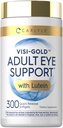 Support pour les yeux adultes Carlyle : 300 capsules avec lutéine et zéaxanthin.