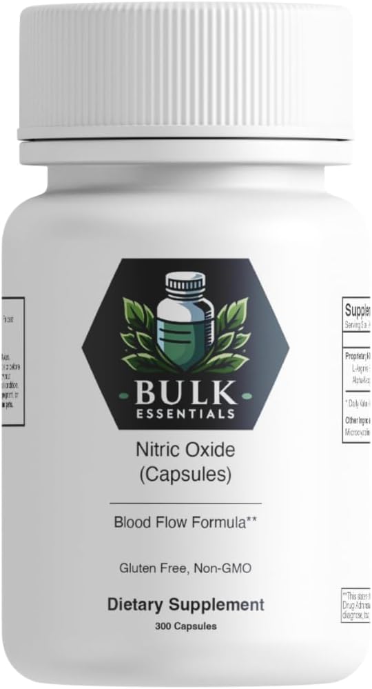 Capsules d'oxyde nitrique - 1000mg par portion (300 Nombre)