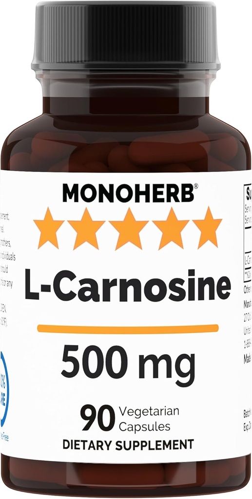 L-Carnosin 500 mg - 90 Veg Kapseln - 90 Portionen