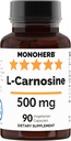 L-Carnosin 500 mg - 90 Veg Kapseln - 90 Portionen