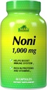 ALFA VITAMINS Noni 1000 Mg 60 Kapseln - Tonisch für optimale Arbeitsweise des Körpers - Antioxidans