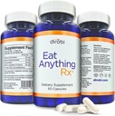 Dirobi Essen Alles Xylose Isomerase Fructose Malabsorption Enzyme, FODMAP-Ergänzung, Verdauungsenzyme für bessere Lactose, Fett, Protein & Kohlenhydrat Digestion Gas & Bloating Relief 60 Kapseln