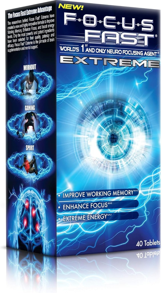 Supplément Nootrope rapide. Améliorer la mémoire de travail, augmenter la concentration et stimuler l'énergie en aussi peu que 1 heure! Une pilule cérébrale pour promouvoir l'alerte et la connaissance