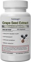 Superior Labs Extrait de graines de raisin, 400mg, 120 Capsules de légumes, 95% Polyphénols, haute teneur en antioxydants, flux sanguin sain, soutient le système immunitaire et la santé du cerveau